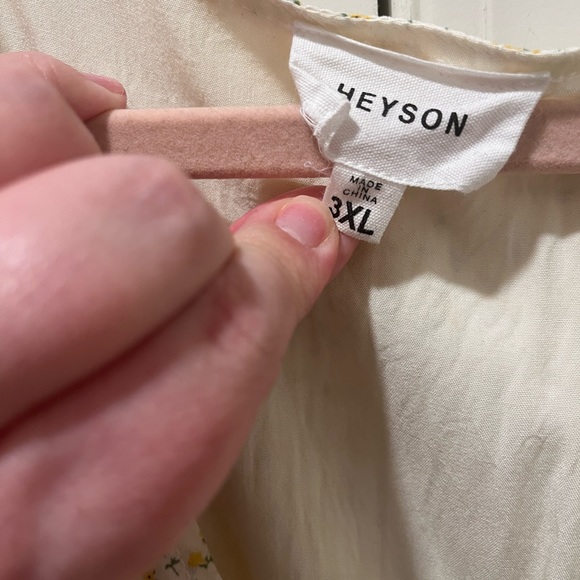 Yellow Ditsy Floral Dress - Picture 2 of 2